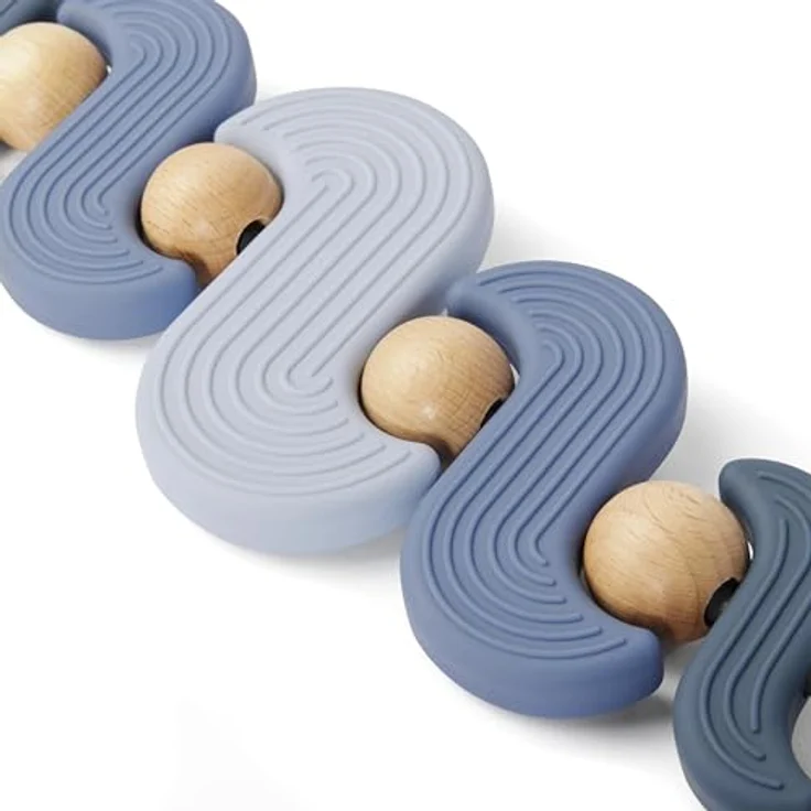 Ergobaby Evolve Bouncer Spielbogen, Zubehör für die Ergobaby 3-in-1 Babywippe Babyschaukel für Neugeborene ab Geburt, Serene Swells – Bild 3