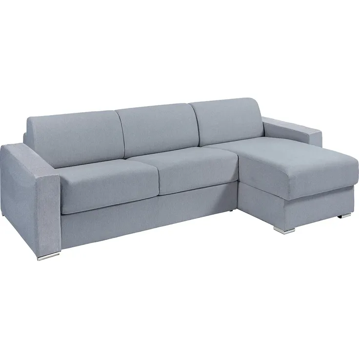 Vente-unique - CALITO Sofa Stoff GrauGrau - B 223 cm152 cm x H 93 cm x L 278 cm – Bild 2