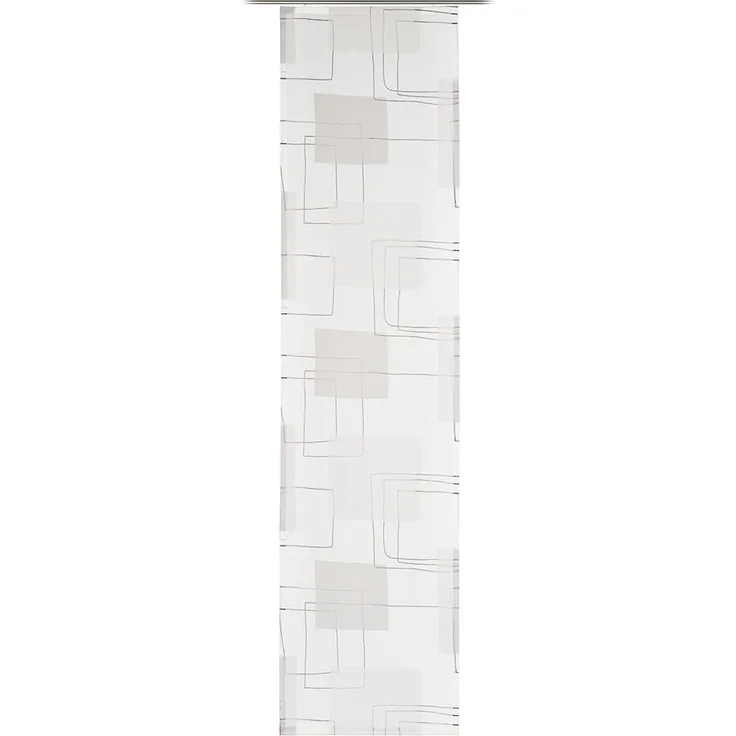 GÖZZE Flächenvorhang CARTOON silber BH 60x245 cm silber Gardine Fertigvorhang