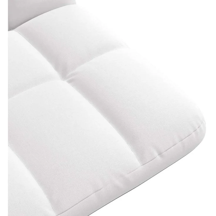 vidaXL Bodenstuhl Faltbar Weiß 71x51x62 cm Stoff 4019743 – Bild 8