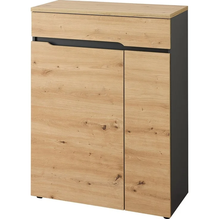 OTTO home Schuhschrank Bergen Schuhschrank, 80/107/38 (B/H/T cm) (1-St) 2 türig, Schubkasten, Soft Close – Bild 1