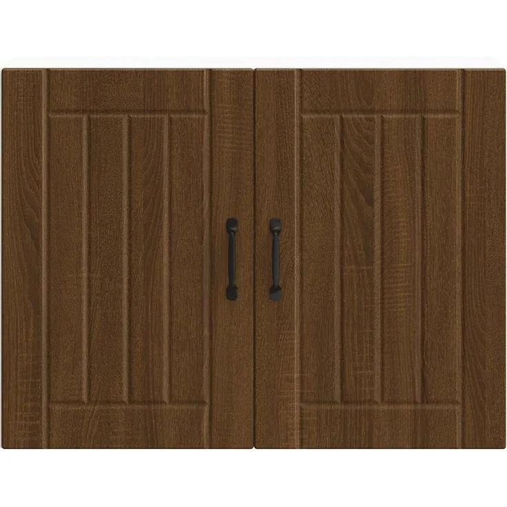 vidaXL Küchen-Hängeschrank Lucca Braun Eichen-Optik Holzwerkstoff 853834 – Bild 3