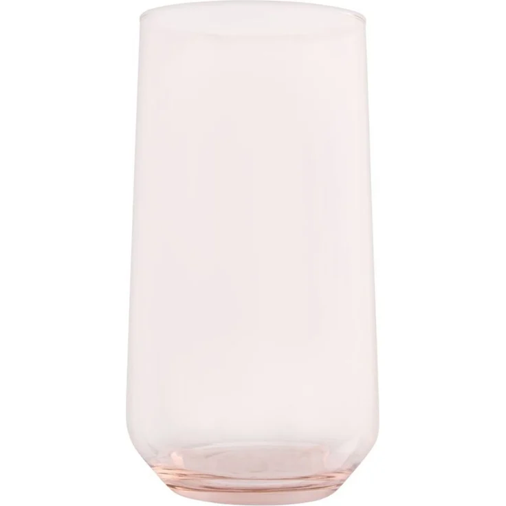 Pasabahce Allegra Universal Mehrzweck-Wassergläser 3er-Set Geeignet für Wein, Säfte, Soda, 470 ml (Highball) 420015 Pink