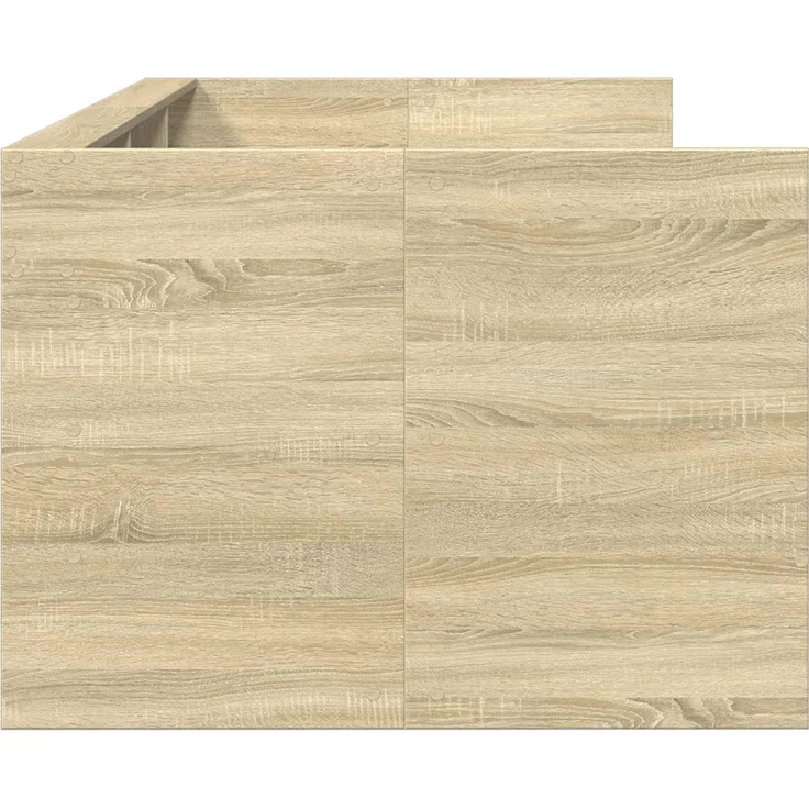 vidaXL Tagesbett mit Schubladen mit Regal Sonoma-Eiche Holzwerkstoff 3429638 – Bild 4