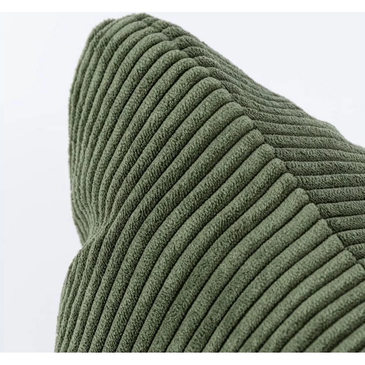 MAGMA Leseknochen INGA - ca. 42 x 22 cm Cord Look dunkelgrün – Bild 2