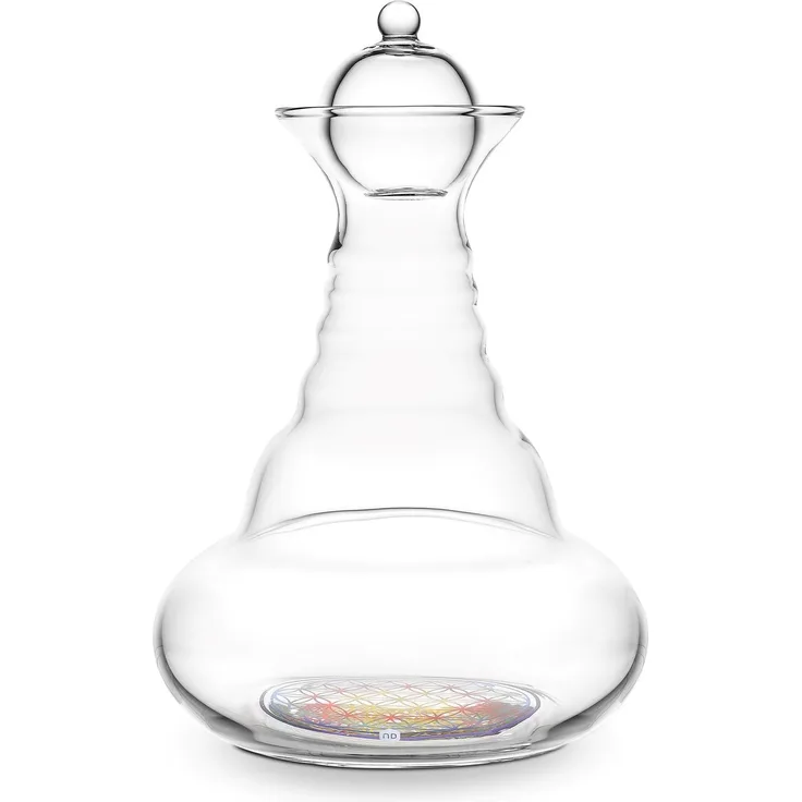 Karaffe Alladin 1,3l Happy - Blume des Lebens - mundgeblasen