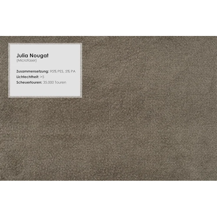 Cavadore Sessel Vida / Polstersessel im trendigen Design / 74 x 93 x 81 / Mikrofaser, Graubraun – Bild 7