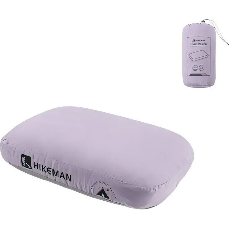 SIKAINI Kopfkissen Camping-Kissen mit Memory-Schaum, Füllung: 100 % Polyester, Kompakt & tragbar Pflegeleicht, Ergonomischer Memory-Schaum Weicher, atmungsaktiver Bezug