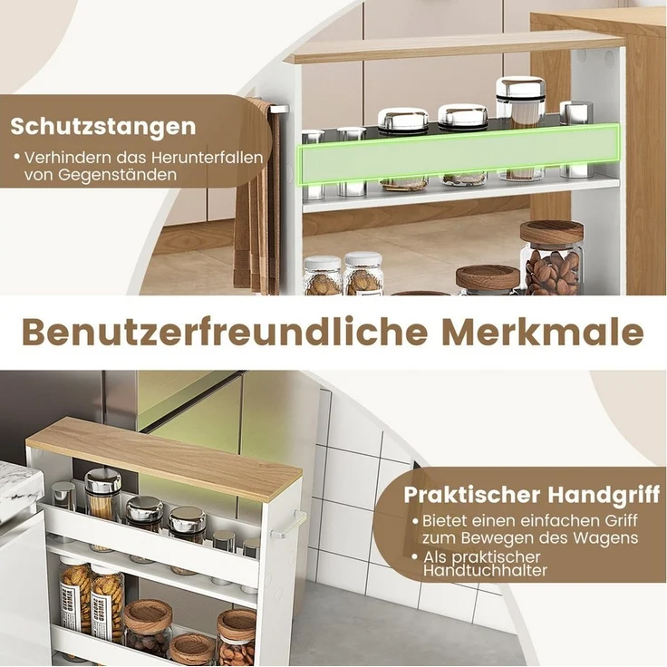 COSTWAY Küchenwagen – Bild 3