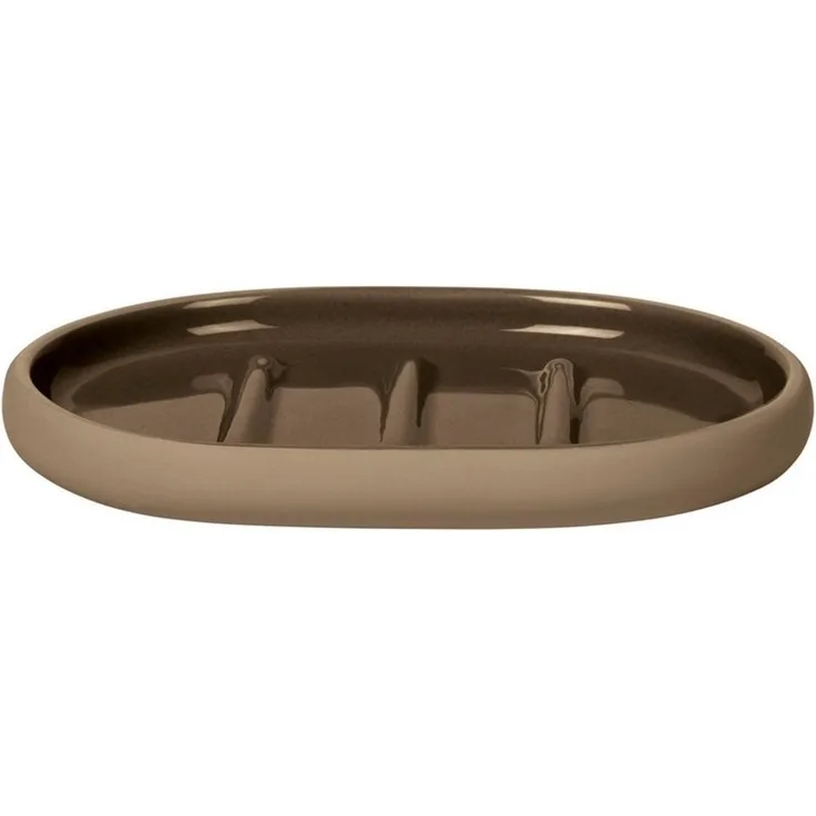 blomus Seifenschale -SONO- Elegante Seifenschale: Minimalistisches Design, Soft-Touch, Breite: 10 cm, aus Keramik, Soft-Touch, Keramik, Pflegeleicht, Stilvolles Design, 10x13cm