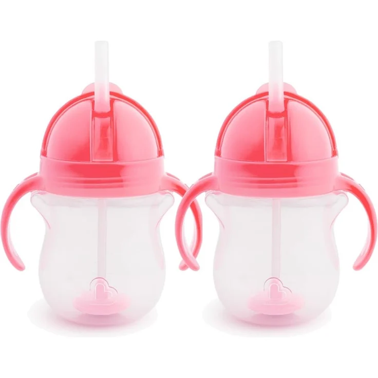 Munchkin 2 Pack Click Lock Tipp&Nippe Babys | 207ml | Rosa