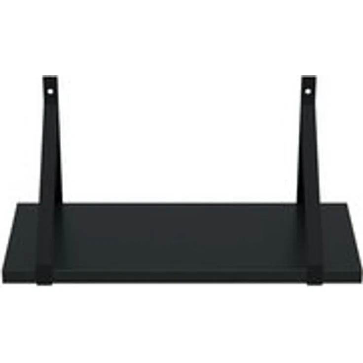AKKE Wandregal, Hängeregal GINO modern mit schwarzen Befestigungen 2mm PVC LOFT – Bild 6