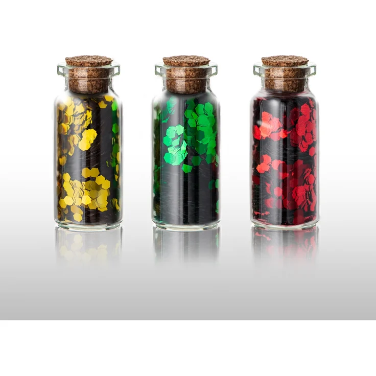 BigDean 80 Stück 10 ml Glasfläschchen mit Korken ca. 5x2cm - Ideal für Gewürze, Öl, Sand, Perlen, Pfeffer, Thymian - Super Geschenkidee & Dekoration - Robust & wiederverwendbar – Bild 3