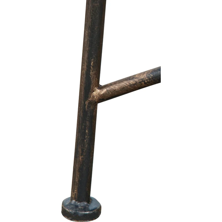 Gartenbank TODOR - Metall Bronze 113x47x89 cm | Metallbank Garten 2 Seitzer Bank Terrasse Vintage Antik Gartenbank – Bild 3