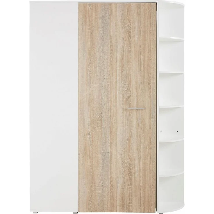 Eckschrank Kleiderschrank begehbar Farbe: weiß – Bild 2