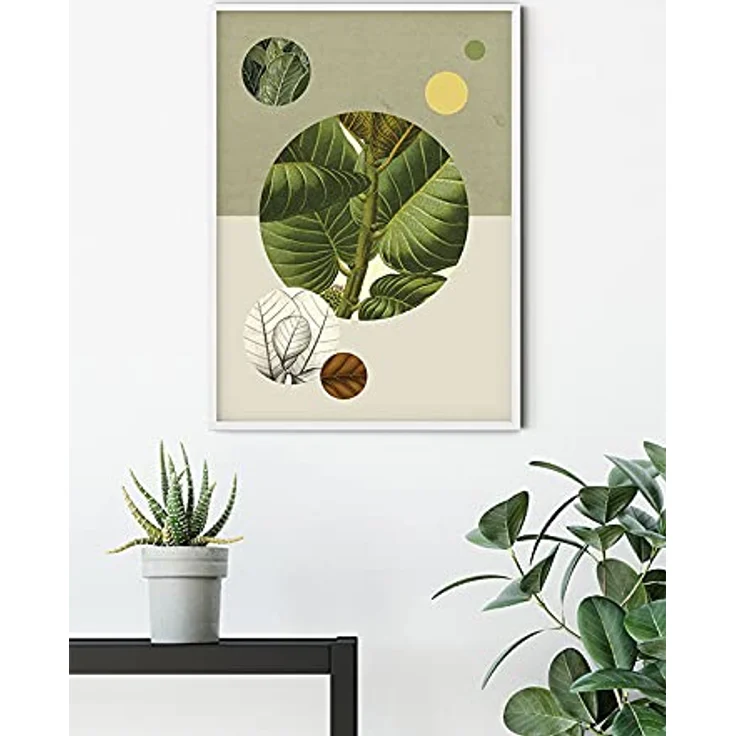 Komar Green Structure Wandbild, Poster auf Premium-Photopapier, 30 x 40 cm, fotorealistische Druckqualität, ohne Rahmen – Bild 4
