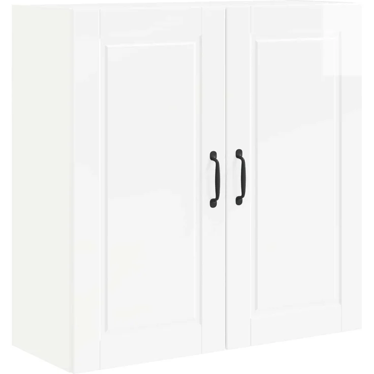 vidaXL Küchenschrank Hochglanz Weiß 80 x 31 x 80 cm Holzwerkstoff 885409 – Bild 1