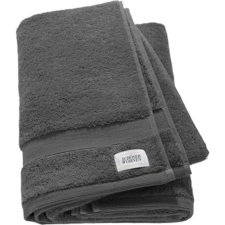 SCHÖNER WOHNEN-Kollektion Badetuch Cuddly, Frotteevelours (1-St), in unterschiedlichen Farben – Bild 1