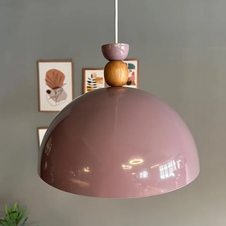 Bamyum Pendelleuchte Pendelleuchte Yimpi Hängelampe Industrial Ø30 cm, E27, Moderne Lampe, ohne Leuchtmittel, E27, Dimmbar, Einstellbare Kabellänge – Bild 3