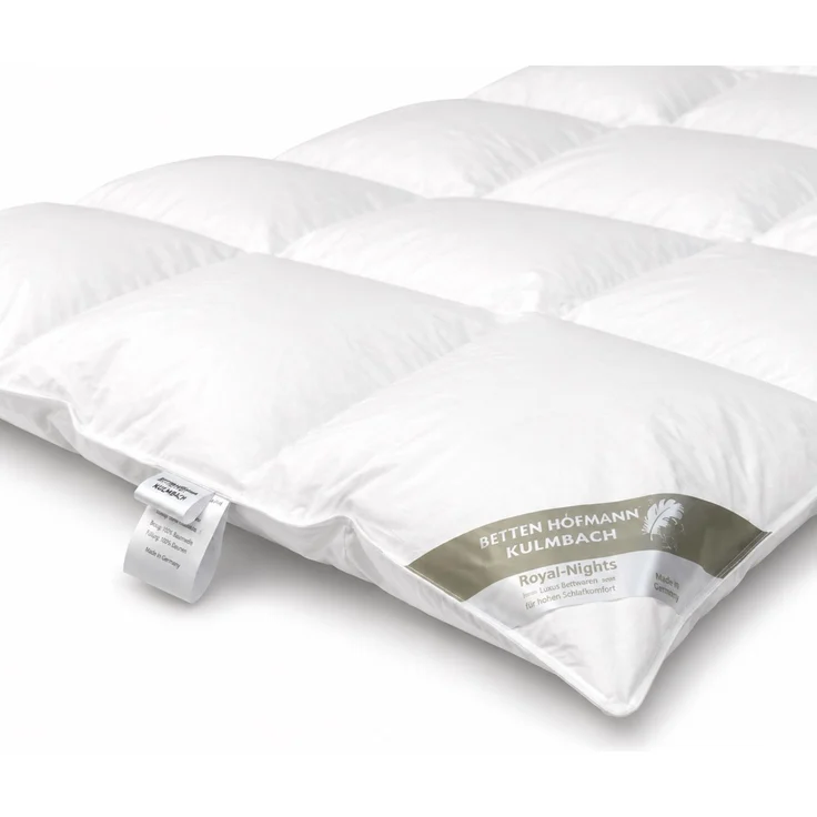 Betten Hofmann Canada Kassetten Daunenbett 4x6 135x200 1000 g Daunendecke 100% neue Daunen – Bild 3