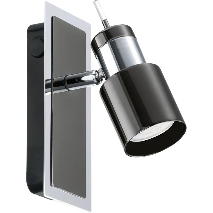 Eglo 30832 Spot LED DAVIDA 1 Stahl nickel-nero GU10 max. 1X4,6W L:16,5cm B:7cm