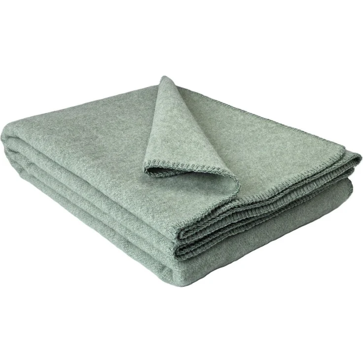 Wohndecke Wohndecke Wolldecke 100% Schurwolle 150 x 200 cm "Selva", STTS – Bild 1