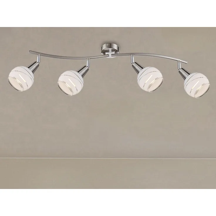 Deckenleuchte LED Wohnzimmer Deckenlampe Deckenstrahler 4 Flammig 54341-4