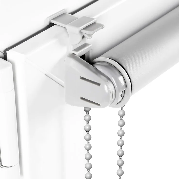 Verdunkelungsrollo Klemmfix ohne Bohren 65x150 cm Weiß Verdunklungsrollo Fensterrollo Rollo Seitenzugrollo Klemmrollo für Fenster & Tür – Bild 2