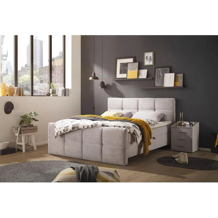 Boxbett Tijuana mit Bettkasten Breitcord – Bild 2