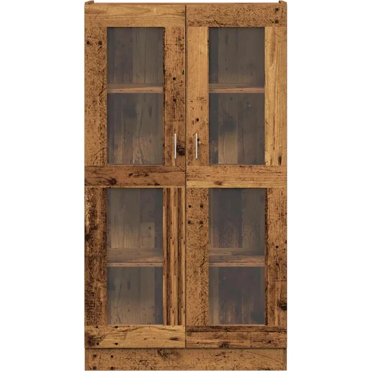 vidaXL Highboard Altholz-Optik 82,5x30,5x150 cm Holzwerkstoff 3318718 – Bild 3