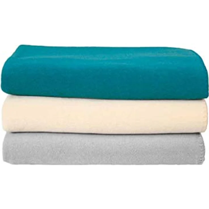 Zoeppritz Fleecedecke Soft Fleece, Beige, 160x200 cm, pflegeleicht, Kettelrand – Bild 4