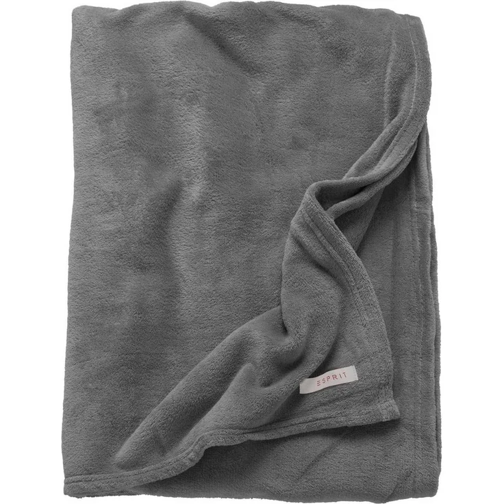 ESPRIT Mellow Kuscheldecke, Polyester dunkelgrau, 150 x 200 cm – Bild 3