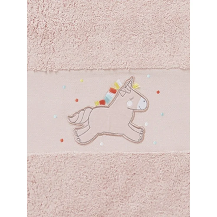vertbaudet Strandtuch Kinder Handtuch EINHORN, Frottee (1-St) – Bild 1
