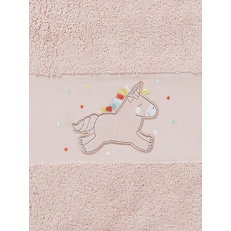 vertbaudet Strandtuch Kinder Handtuch EINHORN, Frottee (1-St)