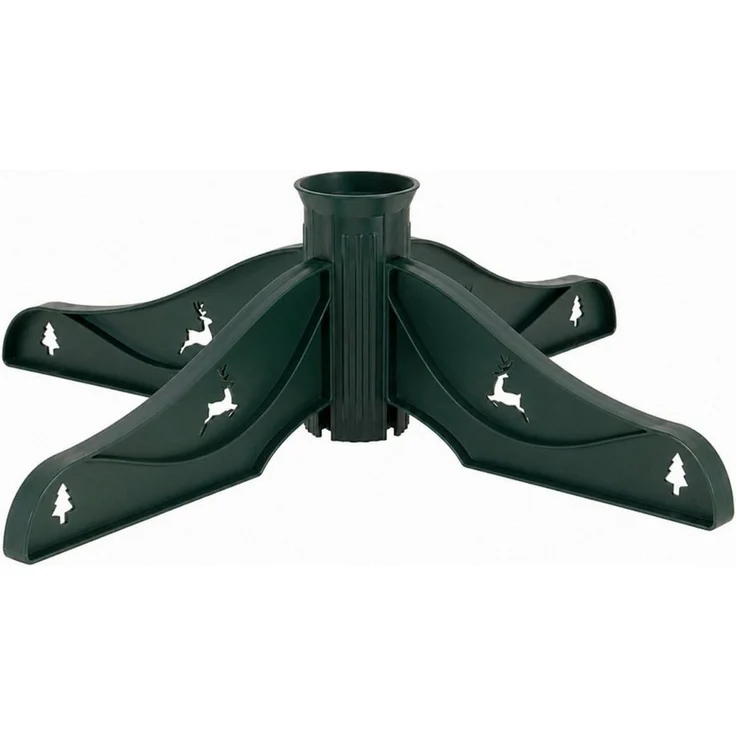 Koopman Christbaumständer Weihnachtsbaumständer Tannenbaumständer 19/22/32mm (Stück, 1-tlg, Packung), 3 Adapter, bis ca. 240cm, Kunststoff – Bild 3