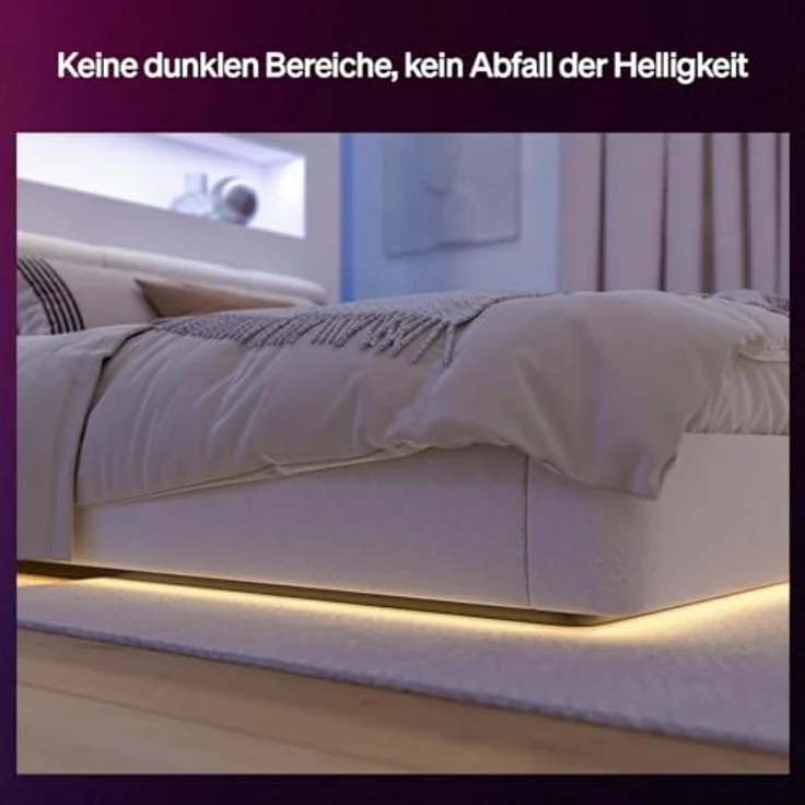 Hue Flux Winkelstecker für LED-Lightstrip, Zubehör, 90-Grad-Verlängerung, Flexible Innenbeleuchtung, Gleichmäßiges Licht, Einfache Installation, 4er-Pack – Bild 5