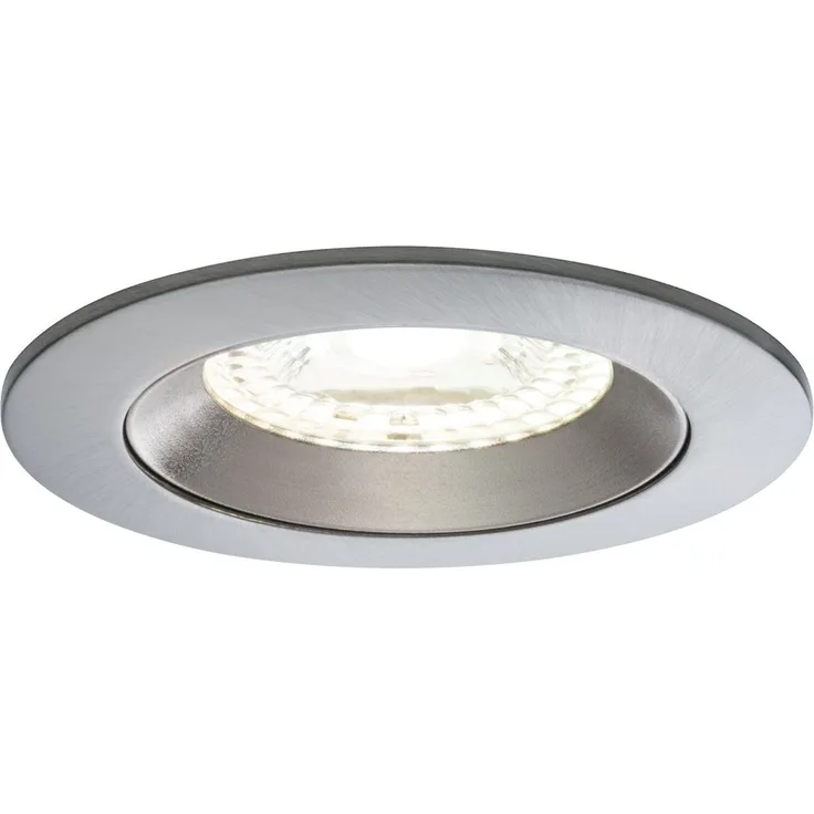Paulmann SmartHome Zigbee Lens Einbauleuchten Set IP44 LED 3x4,8 W RGBW starr 230/24V 36W 80mm Chrom matt/Alu