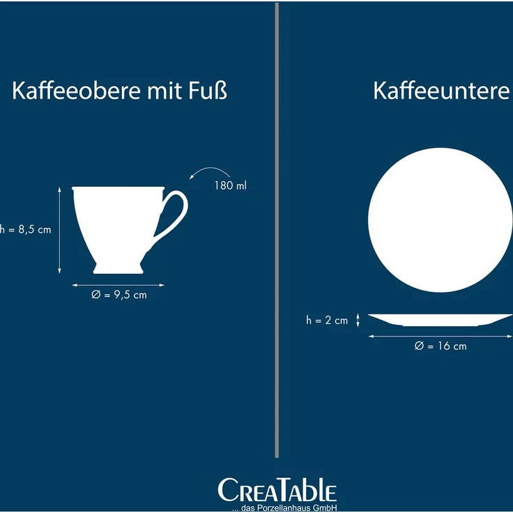 Valencia Weiss, Kaffeeset 12-tlg (mo) – Bild 6