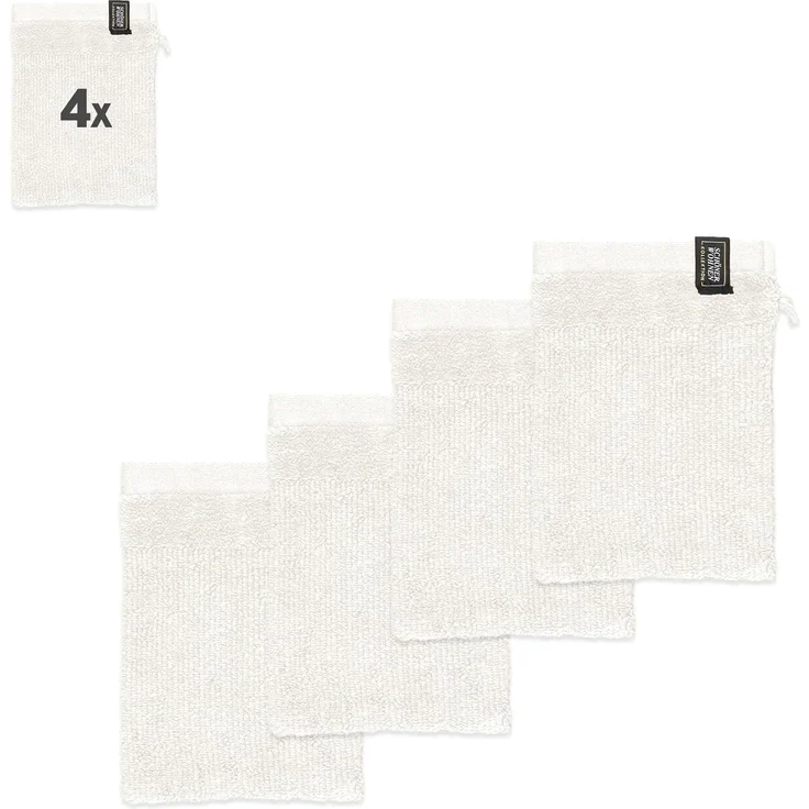 SCHÖNER WOHNEN-Kollektion Waschhandschuh Sense, (Packung, 4-St)