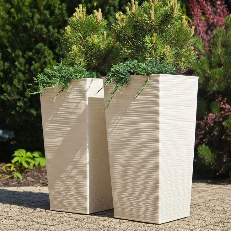 KADAX Blumentopf-Einsatz, 34 x 68 cm hoch, Creme – Bild 7