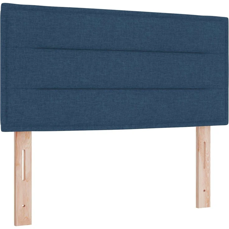 vidaXL Ottoman-Bett mit Matratze und LED Blau 120 x 190 cm Stoff 3457978 – Bild 5