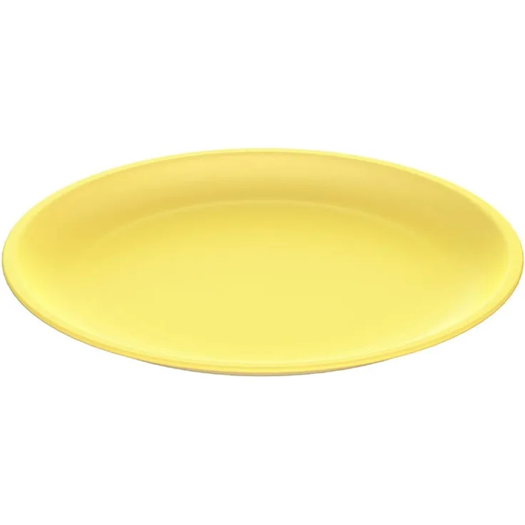 Magu Teller 24cm Natur-Design gelb