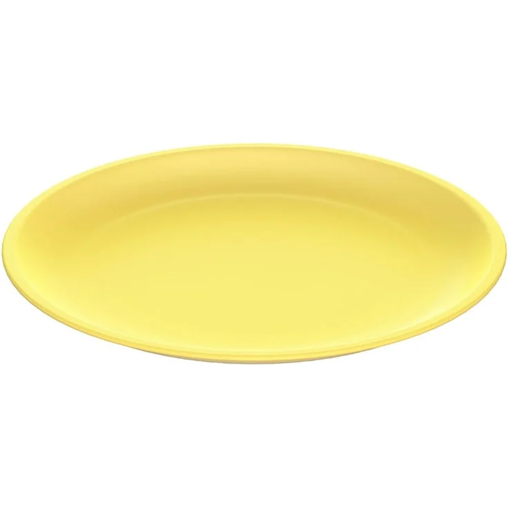 Magu Teller 24cm Natur-Design gelb
