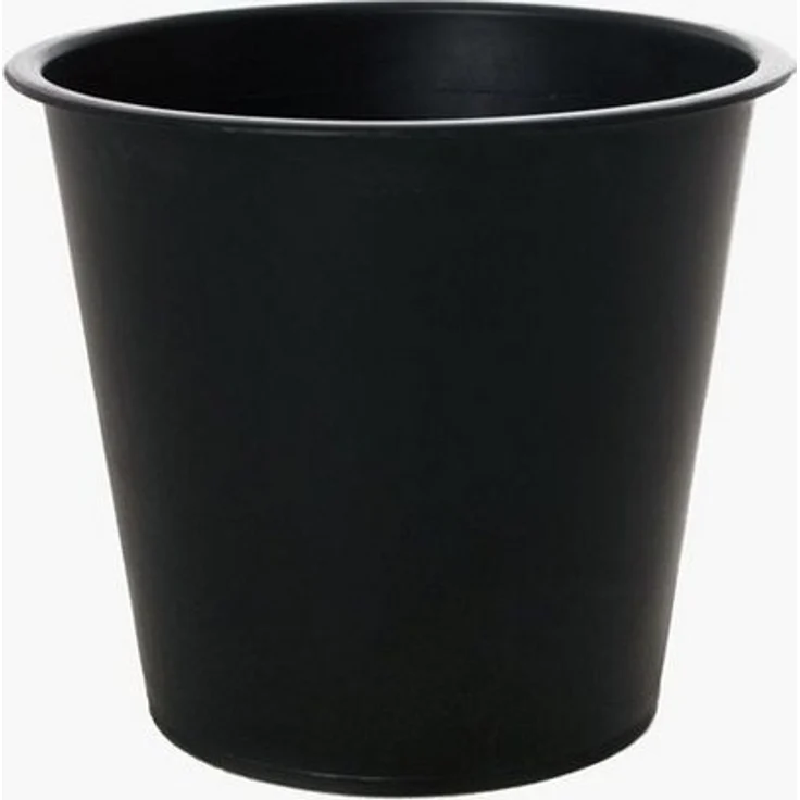 VIVANNO Pflanzeinsatz Kunststoff EINSATZ Rund Rund, Schwarz Matt 24x24x24 cm – Bild 2