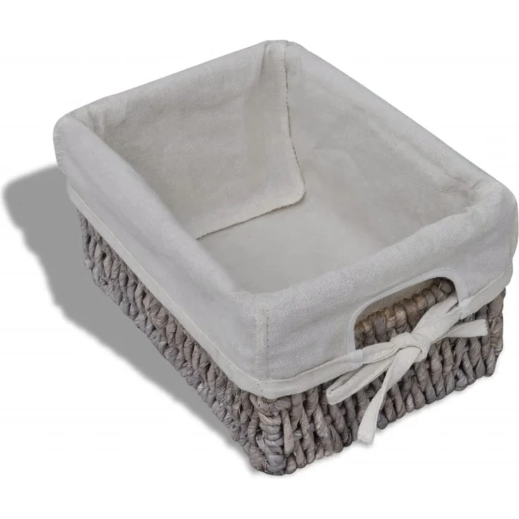 vidaXL Korbregal Holz mit 5 Körben Braun 240801 – Bild 2