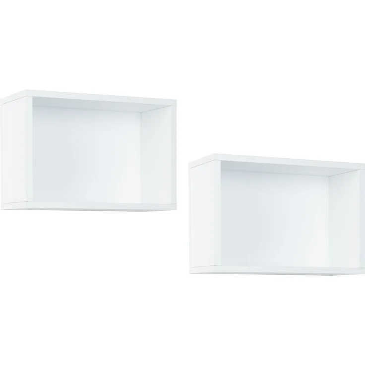 Wandregal »Lina« 2er-Set, (B/H/T): je 40/28/20 cm, Kreideweiß, Arthur Berndt – Bild 2
