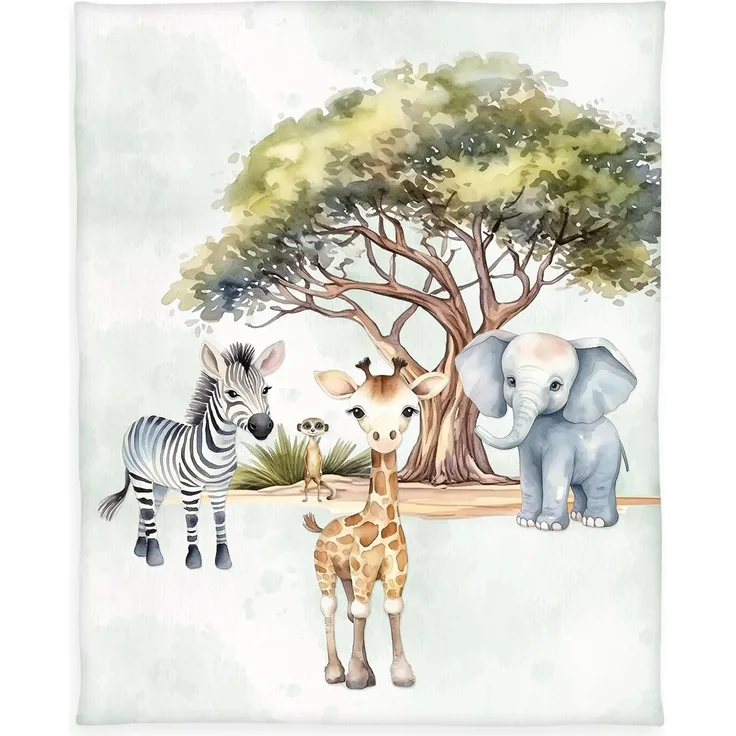 Kinderdecke YoungCollection Safari, Herding Young Collection, mit tollem Motiv