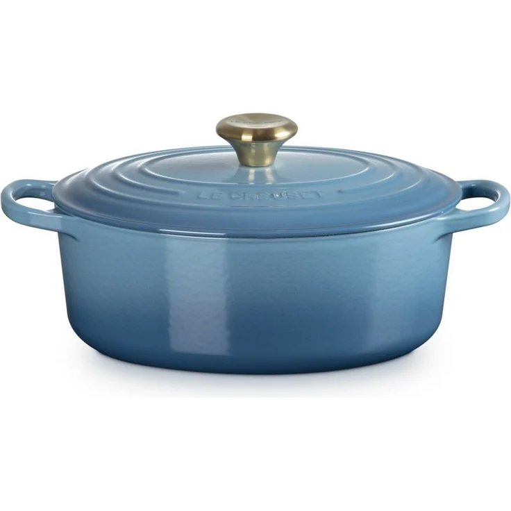 LE CREUSET Bräter Gusseisen-Bräter mit Deckel, Oval – Bild 5