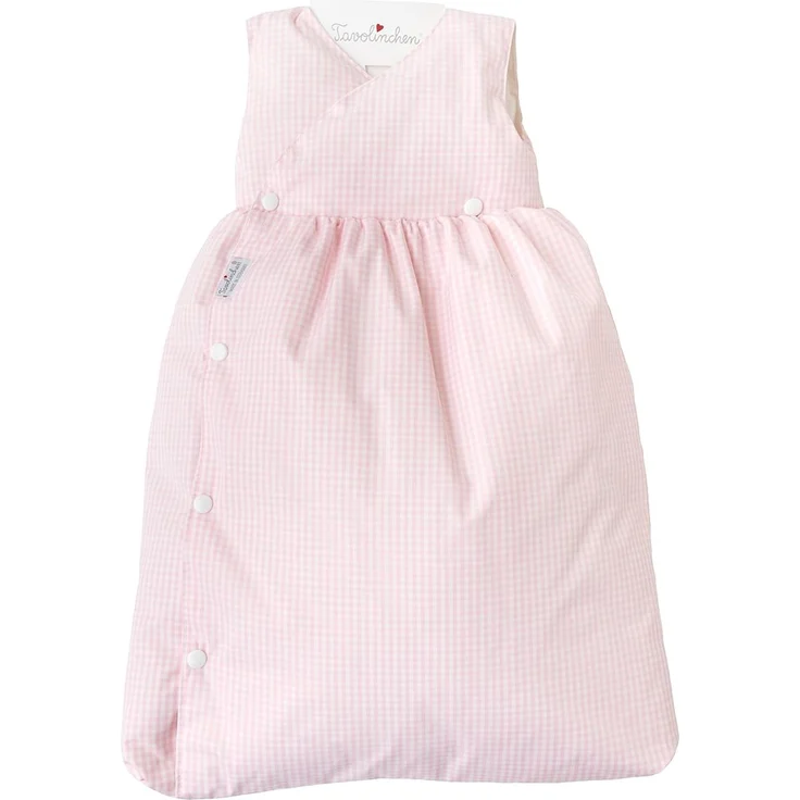 Tavolinchen Babyschlafsack Daunenschlafsack "TwistKaro" Kinderschlafsack - rose - 70cm – Bild 1