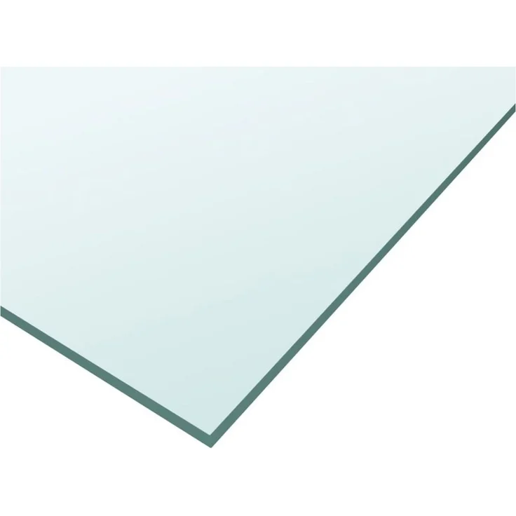 vidaXL Tischplatte Transparent 40x40 cm Hartglas 345071 – Bild 2